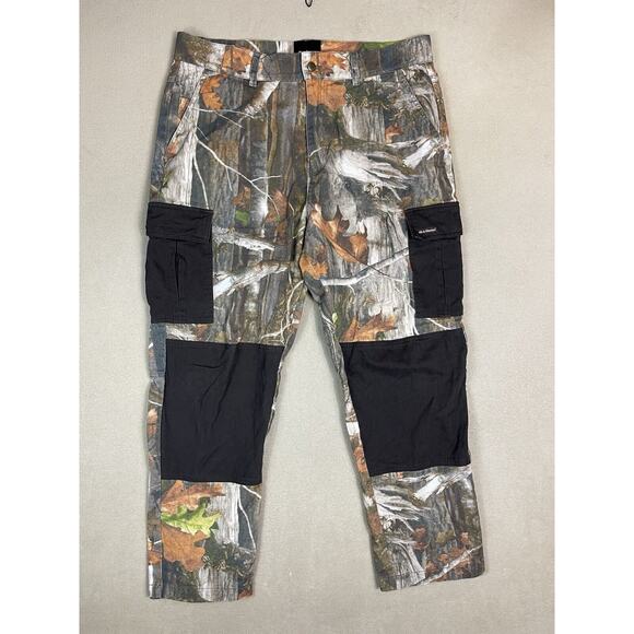 40s & Shorties Pants Mens Extra Large Tree‎ Camo Cargo Outdoor Hunting Fishing - Picture 1 of 12